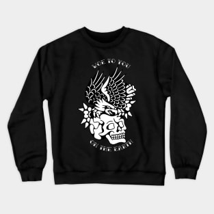 Eagle and Skull Traditional Tattoo Flash Revelation 8:13 Crewneck Sweatshirt